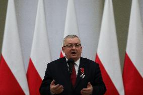 President Of Poland Andrzej Duda In Krakow