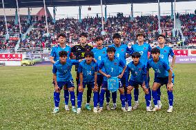 China Defeats Nepal 2-0 In Friendship Football Match In Kathmandu, Nepal.