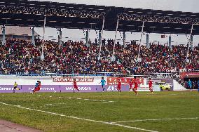 China Defeats Nepal 2-0 In Friendship Football Match In Kathmandu, Nepal.