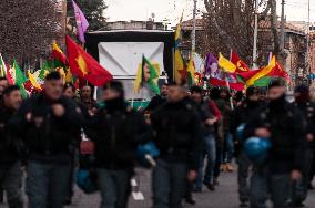 Kurdish Protest In Rome