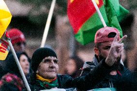 Kurdish Protest In Rome