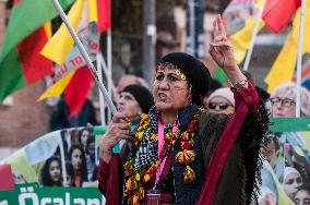 Kurdish Protest In Rome