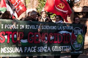 Kurdish Protest In Rome