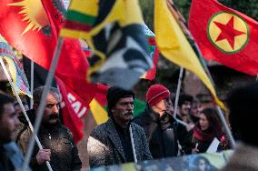 Kurdish Protest In Rome