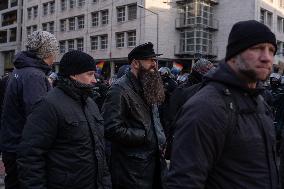 Protests Against The March Of Right-wing Extremists And Neo Nazis In Dresden