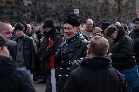 Protests Against The March Of Right-wing Extremists And Neo Nazis In Dresden