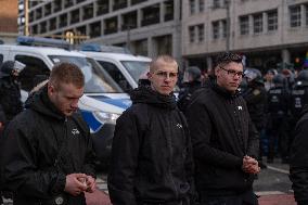 Protests Against The March Of Right-wing Extremists And Neo Nazis In Dresden