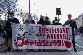 Protests Against The March Of Right-wing Extremists And Neo Nazis In Dresden