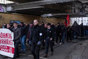 Protests Against The March Of Right-wing Extremists And Neo Nazis In Dresden