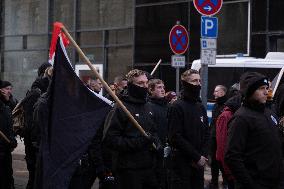 Protests Against The March Of Right-wing Extremists And Neo Nazis In Dresden