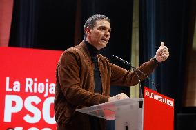 Sanchez inaugurates the 16th Regional Congress of the PSOE of La Rioja