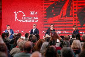 Carlos Cuerpo and Óscar López participate in the 10th Congress of the PSE-EE in San Sebastián