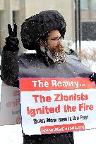 Pro-Palestinian Protestors Gather Outside The US Consulate General In Toronto, Canada