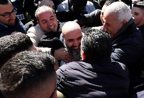 Released Palestinian Prisoners Arrive In West Bank And Gaza Strip