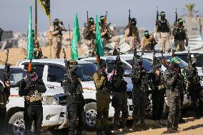 Hamas Transfers Israeli Hostages - Gaza