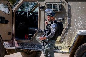 Israeli Soldiers’ Security Operation In Nablus