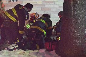 Fatal Fire With Numerous People Hurt At 33-35 208th Street In Bayside Queens New York