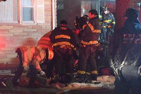 Fatal Fire With Numerous People Hurt At 33-35 208th Street In Bayside Queens New York