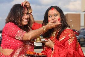 Sindur Khela Is Celebrated During Vijayadashami