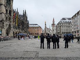 Anniversary Of Navalny Death. Rally In Munich