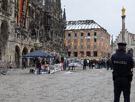 Anniversary Of Navalny Death. Rally In Munich