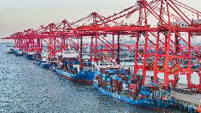 Taicang Port Trade Scenery