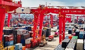Taicang Port Trade Scenery