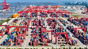 Taicang Port Trade Scenery