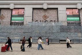 An Closed Gucci Store in Shanghai
