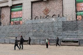 An Closed Gucci Store in Shanghai