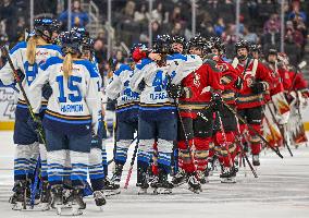 Ottawa Charge  Vs Toronto Sceptres PWHL Takeover Tour Match In Edmonton