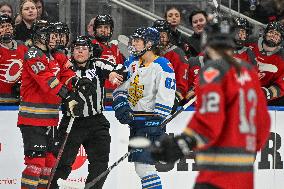 Ottawa Charge  Vs Toronto Sceptres PWHL Takeover Tour Match In Edmonton