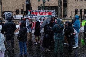 Pro-Palestinian Rally Jordanian Embassy - Washington