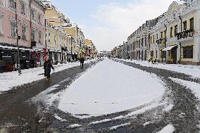 Kyiv in winter