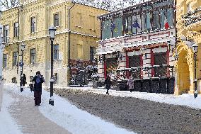 Kyiv in winter