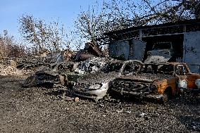 Front-line Orikhiv in southeastern Ukraine