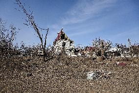Front-line Orikhiv in southeastern Ukraine