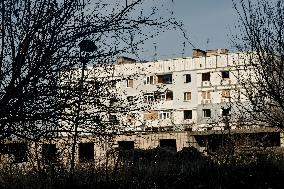 Front-line Orikhiv in southeastern Ukraine