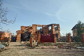 Front-line Orikhiv in southeastern Ukraine