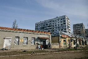 Front-line Orikhiv in southeastern Ukraine