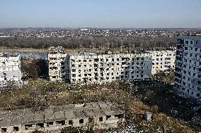 Front-line Orikhiv in southeastern Ukraine