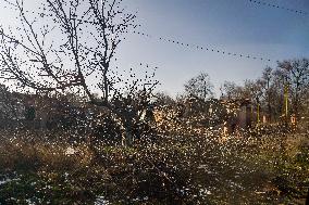 Front-line Orikhiv in southeastern Ukraine