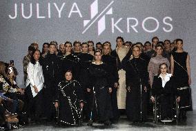 Juliya Kros fashion show at UFW in Kyiv