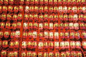 Lantern Wall in Nanning