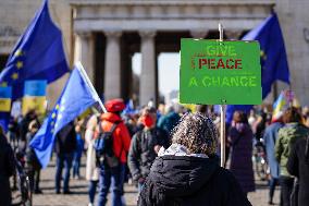 Rally In Munich Against The Russian War In Ukraine