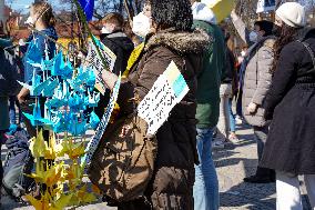 Rally In Munich Against The Russian War In Ukraine