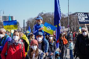 Rally In Munich Against The Russian War In Ukraine