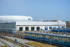 Metro Station To Allianz Arena FC Bayern Munich