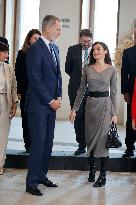 Royals At Meeting With Royal Board Of Royal Collections - Madrid