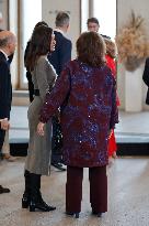 Royals At Meeting With Royal Board Of Royal Collections - Madrid